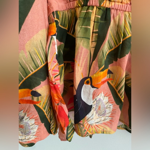 Anthropologie Farm Rio Yasmine Ruffled Blouse new with tag - Picture 7 of 8